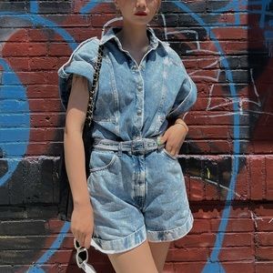 IRO paris denim jumpsuit